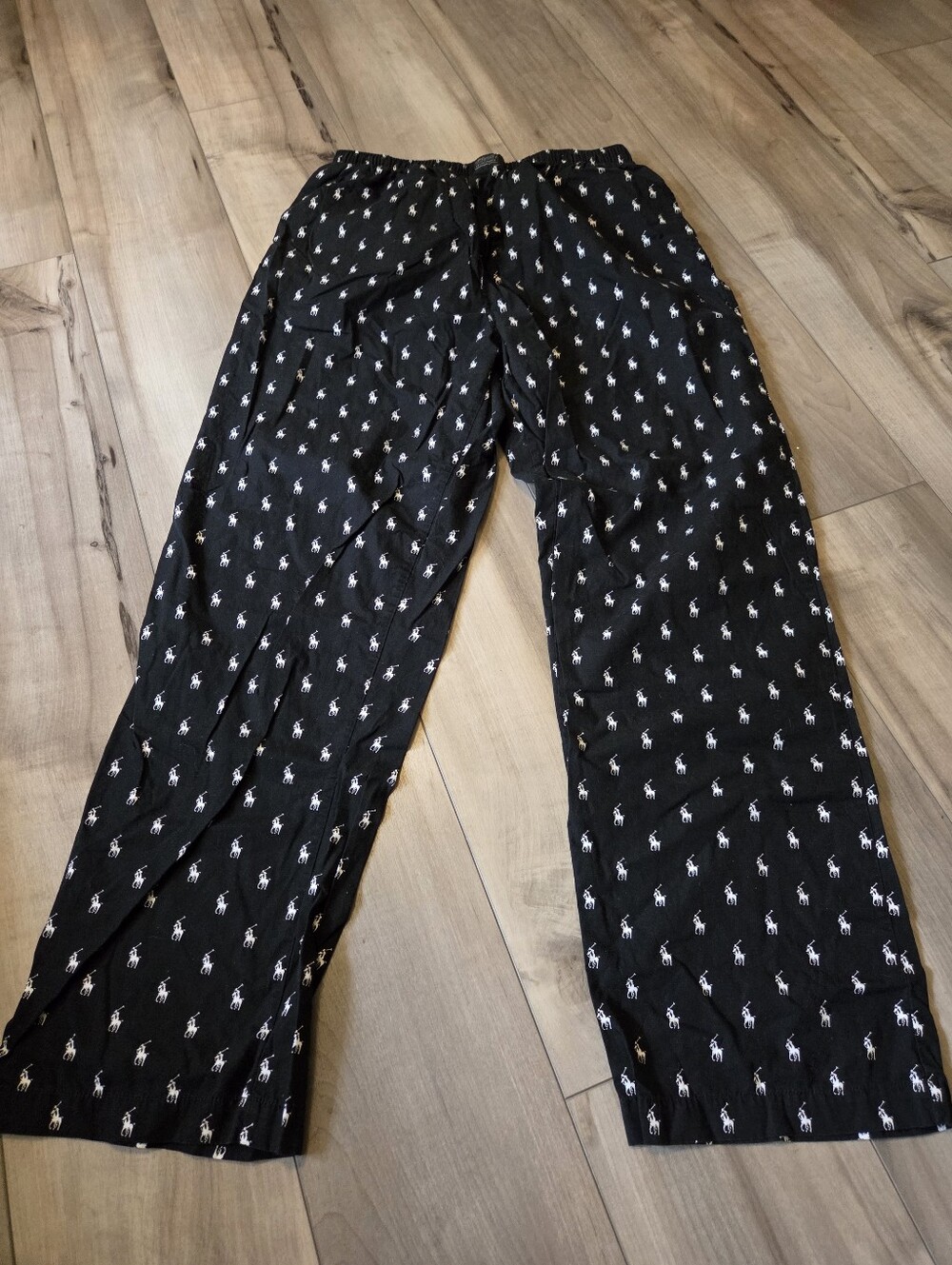 Polo by Ralph Lauren Men’s Black Logo Lounge Pants